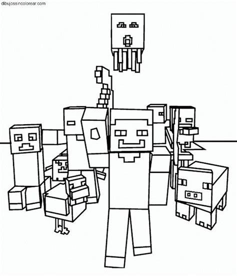 Dibujos de Minecraft para Colorear | värityskuvia: Dibujar y Colorear Fácil con este Paso a Paso, dibujos de A Luzu En Minecraft, como dibujar A Luzu En Minecraft para colorear e imprimir