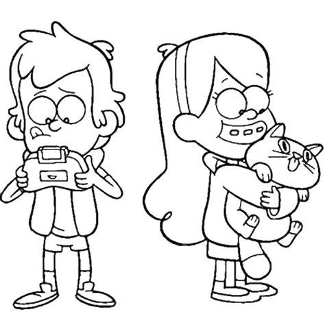 Dibujos de Gravity Falls para Colorear (100 Piezas: Dibujar Fácil con este Paso a Paso, dibujos de A Mabel, como dibujar A Mabel para colorear e imprimir
