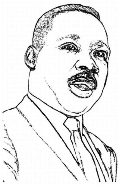 Dibujos de Martin Luther King para imprimir y pintar: Aprende como Dibujar y Colorear Fácil, dibujos de A Martin Luther King, como dibujar A Martin Luther King para colorear
