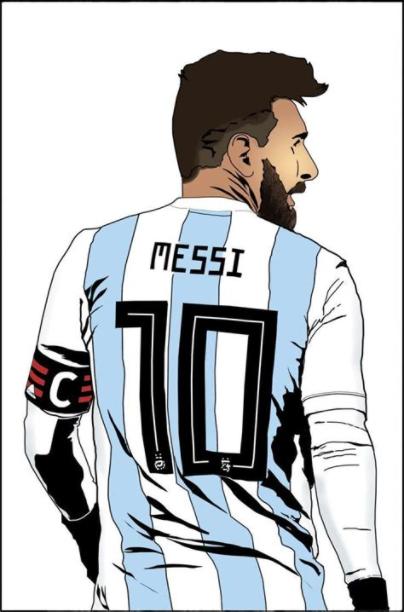 Cómo dibujar A Messi En El Psg 】 Paso a Paso Muy Fácil 2023 - Dibuja Fácil
