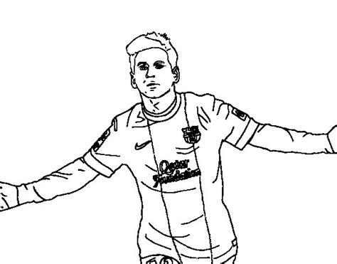 Disegno di Messi da Colorare - Acolore.com: Dibujar y Colorear Fácil, dibujos de A Messi Rubio, como dibujar A Messi Rubio paso a paso para colorear