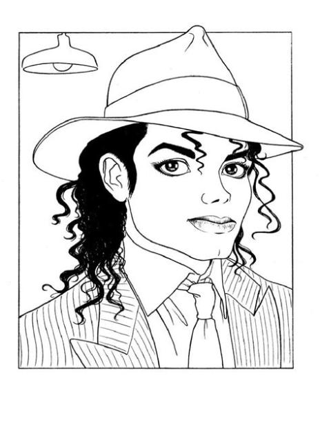 Dibujos para pintar de Michael Jackson | Colorear imágenes: Aprende como Dibujar y Colorear Fácil con este Paso a Paso, dibujos de A Michael Jackson, como dibujar A Michael Jackson para colorear e imprimir