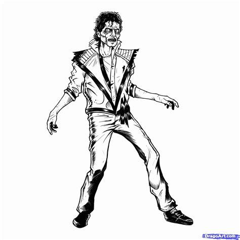 Michael Jackson Smooth Criminal Coloring Pages Michael: Dibujar Fácil, dibujos de A Michael Jackson Thriller, como dibujar A Michael Jackson Thriller para colorear