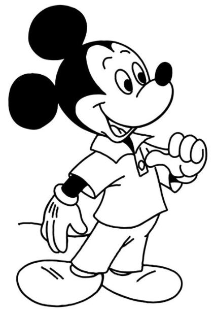 Imagenes De Miki Maus Para Dibujar: Dibujar Fácil con este Paso a Paso, dibujos de A Mickey Mouse En Paint, como dibujar A Mickey Mouse En Paint paso a paso para colorear