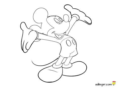 Colorear Mickey Mouse completo | adibujar.com: Dibujar y Colorear Fácil con este Paso a Paso, dibujos de A Mickey Mouse Entero, como dibujar A Mickey Mouse Entero paso a paso para colorear
