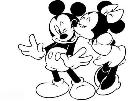 Dibujos para colorear. Maestra de Infantil y Primaria: Dibujar y Colorear Fácil con este Paso a Paso, dibujos de A Mickey Mouse Y Minnie Juntos, como dibujar A Mickey Mouse Y Minnie Juntos para colorear