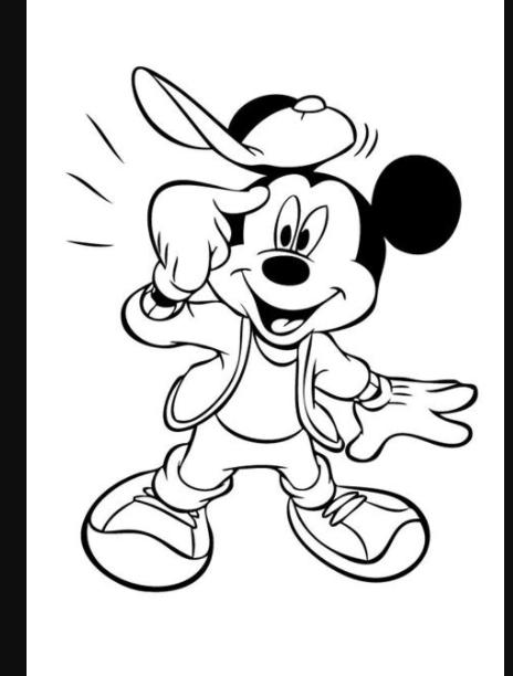 Dibujos para colorear: Dibujos de Mickey mouse para colorear: Dibujar y Colorear Fácil, dibujos de A Miky, como dibujar A Miky para colorear