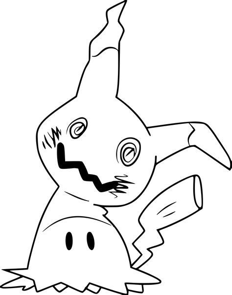 Pokemon Mimikyu coloring page: Dibujar Fácil, dibujos de A Mimikyu, como dibujar A Mimikyu paso a paso para colorear