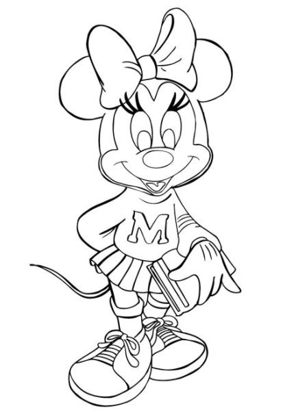 Coloriages à imprimer : Minnie Mouse. numéro : b45d2f3d: Dibujar Fácil con este Paso a Paso, dibujos de A Mini Maui, como dibujar A Mini Maui para colorear