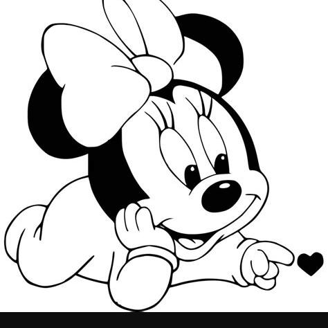 Imagenes De Minnie Mouse Bebe Para Colorear - Consejos de: Aprende como Dibujar Fácil, dibujos de A Minnie Bebe, como dibujar A Minnie Bebe para colorear e imprimir