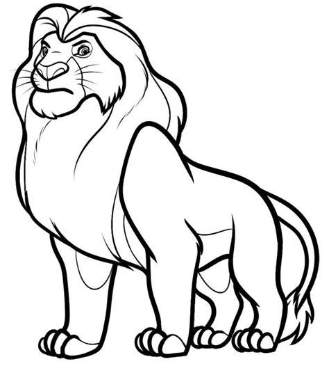 Pin en Disney!!: Dibujar y Colorear Fácil con este Paso a Paso, dibujos de A Mufasa, como dibujar A Mufasa para colorear e imprimir