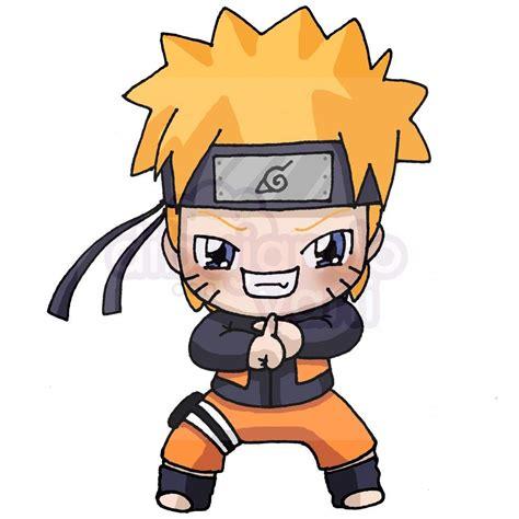 Dibujos de Naruto kawaii - Personajes kawaii - Dibujando: Dibujar y Colorear Fácil, dibujos de A Naruto Kawaii, como dibujar A Naruto Kawaii para colorear