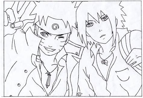Naruto and Sasuke by Malorie27bybye on DeviantArt: Dibujar Fácil con este Paso a Paso, dibujos de A Naruto Y Sasuke, como dibujar A Naruto Y Sasuke paso a paso para colorear