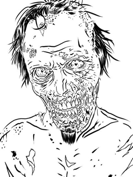 The Walking Dead (Programas de televisión) – Colorear: Aprender como Dibujar Fácil con este Paso a Paso, dibujos de A Negan, como dibujar A Negan para colorear
