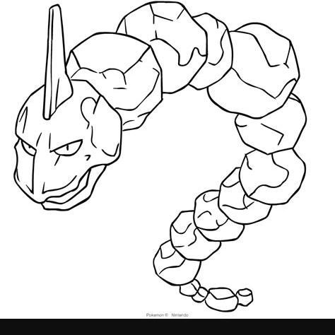 Onix Pokemon Coloring Page - Hd Football: Dibujar y Colorear Fácil con este Paso a Paso, dibujos de A Onix, como dibujar A Onix para colorear