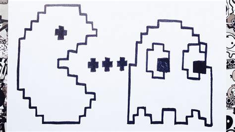 Como dibujar a pacman en pixeles | how to draw pac man: Aprender a Dibujar y Colorear Fácil, dibujos de A Pacman De Pixeles, como dibujar A Pacman De Pixeles paso a paso para colorear