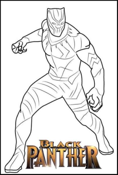 Pin on Bilder avengers: Aprender a Dibujar Fácil con este Paso a Paso, dibujos de A Pantera Negra De Marvel, como dibujar A Pantera Negra De Marvel paso a paso para colorear