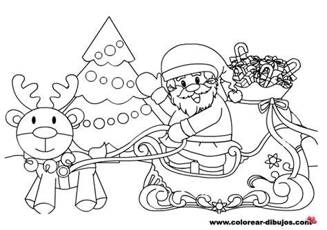 Maestra de Infantil: Los renos de Papá Noel para colorear: Dibujar Fácil, dibujos de A Papa Noel Con Sus Renos, como dibujar A Papa Noel Con Sus Renos para colorear