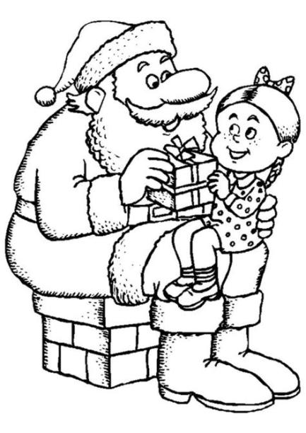 Papá Noel 41 Láminas para colorear | Bebeazul.top: Dibujar Fácil, dibujos de A Papa Noel En Un Barco, como dibujar A Papa Noel En Un Barco para colorear