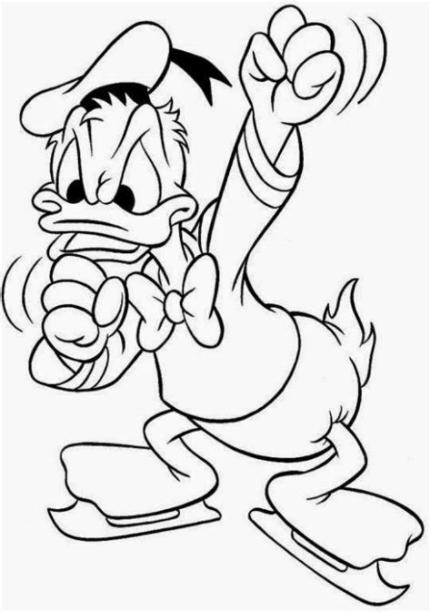 Dibujos para colorear. Maestra de Infantil y Primaria: Dibujar Fácil, dibujos de A Pato Donald, como dibujar A Pato Donald paso a paso para colorear
