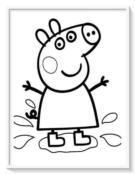de peppa pig para colorear - 🥇 Dibujo imágenes: Dibujar y Colorear Fácil con este Paso a Paso, dibujos de A Pepa Pig, como dibujar A Pepa Pig paso a paso para colorear