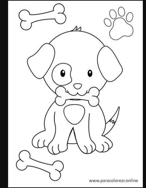 Los mejores Dibujos de Perros para Colorear Imprimir y: Dibujar y Colorear Fácil con este Paso a Paso, dibujos de A Perro, como dibujar A Perro para colorear