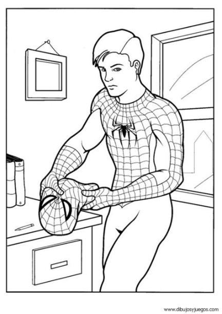 Spiderman: Dibujar y Colorear Fácil con este Paso a Paso, dibujos de A Peter Parker, como dibujar A Peter Parker para colorear