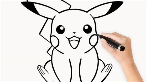 Pikachu Images: Como Dibujar Un Pikachu Kawaii Paso A Paso: Dibujar Fácil, dibujos de A Picachu Paso Apaso, como dibujar A Picachu Paso Apaso paso a paso para colorear