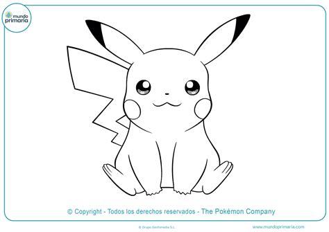 ⚡ Dibujos de Pikachu para Colorear (Descarga e Imprime): Dibujar y Colorear Fácil con este Paso a Paso, dibujos de A Pikachu Anime, como dibujar A Pikachu Anime paso a paso para colorear