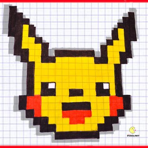 Cómo dibujar A Pikachu Pixelado 】 Paso a Paso Muy Fácil 2023 - Dibuja Fácil