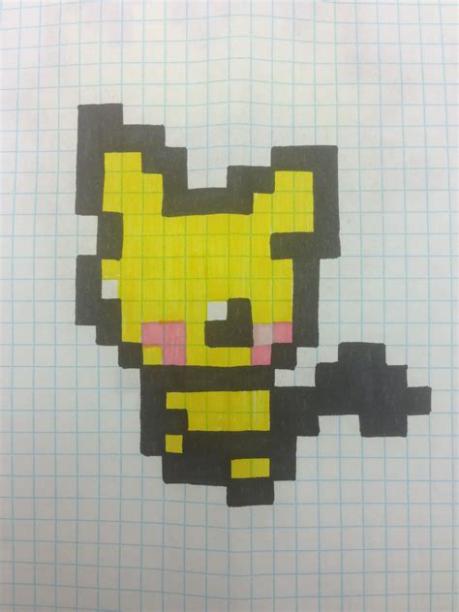 Pin de Nphan en Pixel art | Dibujos en cuadricula. Arte: Aprender como Dibujar Fácil, dibujos de A Pikachu Pixelado, como dibujar A Pikachu Pixelado paso a paso para colorear