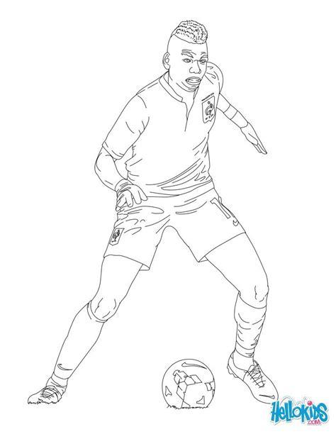 Paul Pogba Coloring Page | Coloring Pages. Football tout: Dibujar y Colorear Fácil, dibujos de A Pogba, como dibujar A Pogba para colorear