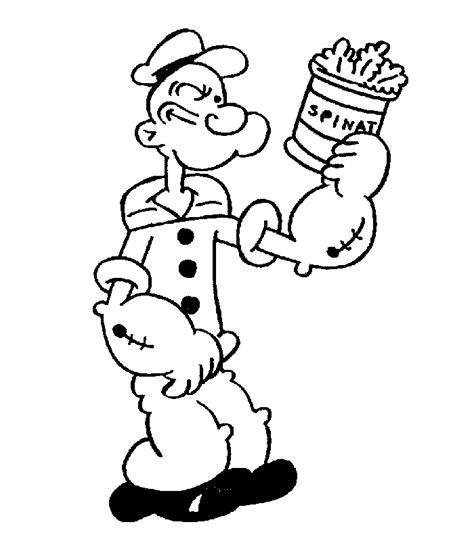 Dibujos animados para colorear: Popeye para colorear: Aprende a Dibujar Fácil con este Paso a Paso, dibujos de A Popeye, como dibujar A Popeye paso a paso para colorear