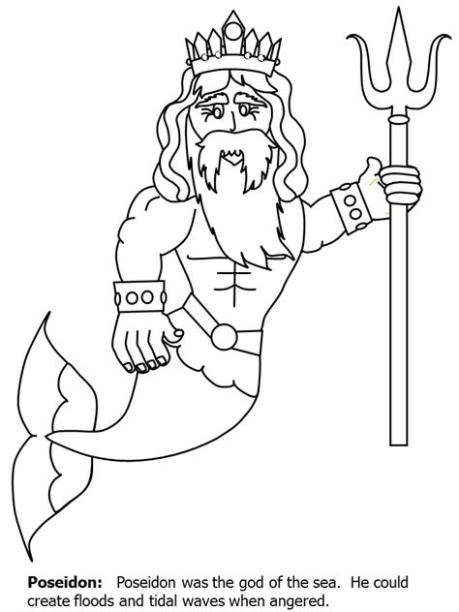 Desenhos Do Poseidon Para Colorir - AZ Dibujos para colorear: Aprender a Dibujar y Colorear Fácil con este Paso a Paso, dibujos de A Poseidon, como dibujar A Poseidon paso a paso para colorear