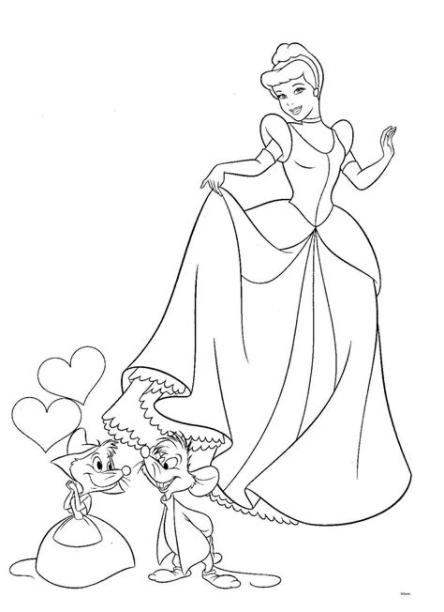Dibujos para Colorear. Pintar . imprimir.....: Princesas: Dibujar y Colorear Fácil con este Paso a Paso, dibujos de A Princesas, como dibujar A Princesas paso a paso para colorear