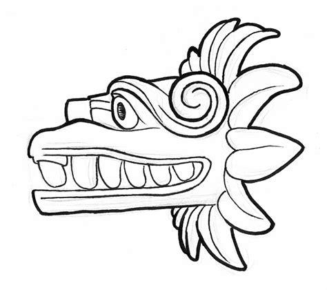 Quetzalcoatl Serpiente Emplumada Para Colorear - páginas: Aprende a Dibujar y Colorear Fácil, dibujos de A Quetzalcoatl, como dibujar A Quetzalcoatl para colorear e imprimir