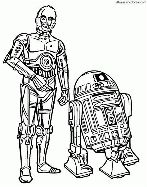 Dibujos Sin Colorear: Dibujos de R2D2 (Arturito) y C3PO: Aprender a Dibujar Fácil, dibujos de A R2 D2, como dibujar A R2 D2 paso a paso para colorear
