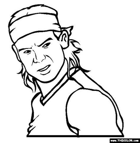 Rafael Nadal Online Coloring Page in 2021 | Free online: Aprende como Dibujar Fácil con este Paso a Paso, dibujos de A Rafael, como dibujar A Rafael para colorear e imprimir