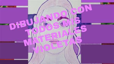 Dibujo todo de violeta - YouTube: Aprende como Dibujar Fácil con este Paso a Paso, dibujos de A Rauw Alejandro, como dibujar A Rauw Alejandro para colorear