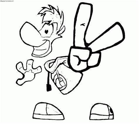 Dibujos Sin Colorear: Dibujos de Rayman para Colorear: Aprende como Dibujar Fácil con este Paso a Paso, dibujos de A Rayman, como dibujar A Rayman para colorear e imprimir