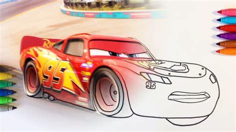 Cómo dibujar A Rayo Mcqueen De Cars 3 】 Paso a Paso Muy Fácil 2023 - Dibuja  Fácil