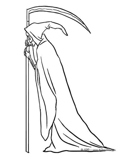 La Muerte (Personajes) – Colorear dibujos gratis: Dibujar y Colorear Fácil con este Paso a Paso, dibujos de A Reaper, como dibujar A Reaper para colorear