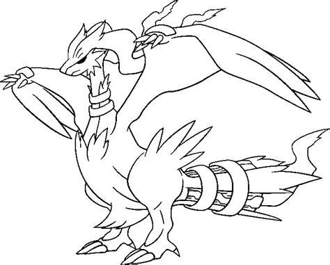 Dibujos para colorear Pokemon - Reshiram - Dibujos Pokemon: Aprender como Dibujar Fácil con este Paso a Paso, dibujos de A Reshiram, como dibujar A Reshiram paso a paso para colorear