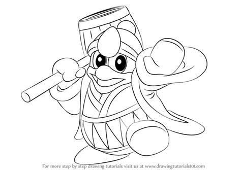 Learn How to Draw King Dedede from Super Smash Bros (Super: Dibujar y Colorear Fácil con este Paso a Paso, dibujos de A Rey Dedede, como dibujar A Rey Dedede para colorear