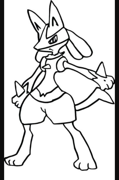 Mega Lucario Coloring Pages at GetDrawings.com | Free for: Aprender como Dibujar y Colorear Fácil, dibujos de A Riolu, como dibujar A Riolu para colorear e imprimir