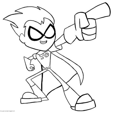 Dibujos Sin Colorear: Dibujos de Robin de Teen Titans Go: Aprende a Dibujar Fácil, dibujos de A Robin, como dibujar A Robin para colorear e imprimir
