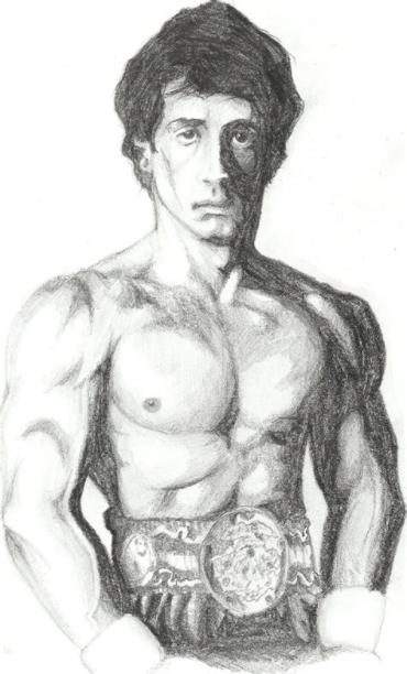 Jevi Cómics: Silvester Stallone en Rocky: Aprende a Dibujar y Colorear Fácil, dibujos de A Rocky Balboa, como dibujar A Rocky Balboa para colorear e imprimir