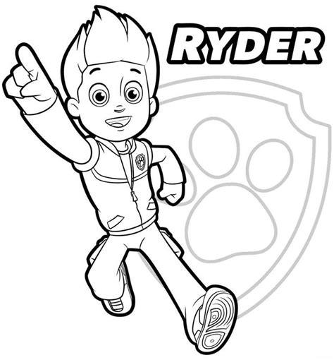 Ryder da Patrulha Canina – Desenhos para Colorir: Dibujar y Colorear Fácil, dibujos de A Ryder Patrulla Canina, como dibujar A Ryder Patrulla Canina para colorear e imprimir