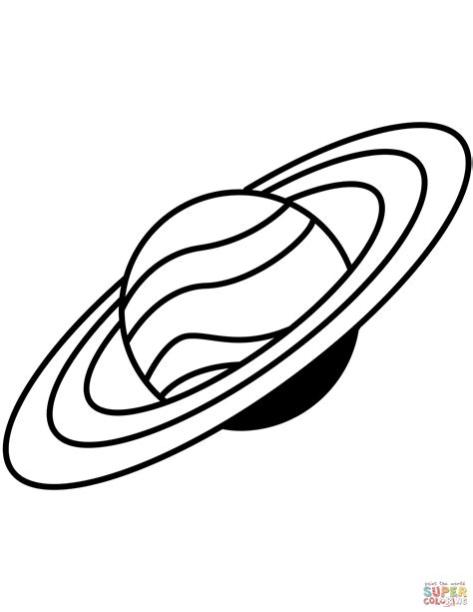Dibujo de Saturno para colorear | Dibujos para colorear: Dibujar Fácil con este Paso a Paso, dibujos de A Saturno, como dibujar A Saturno paso a paso para colorear