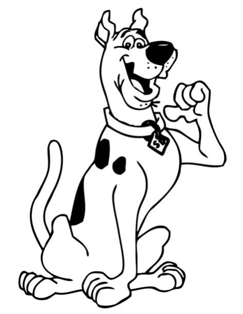 Scooby doo para colorear. pintar e imprimir: Aprende a Dibujar Fácil con este Paso a Paso, dibujos de A Scooby Doo Y Shaggy, como dibujar A Scooby Doo Y Shaggy para colorear e imprimir